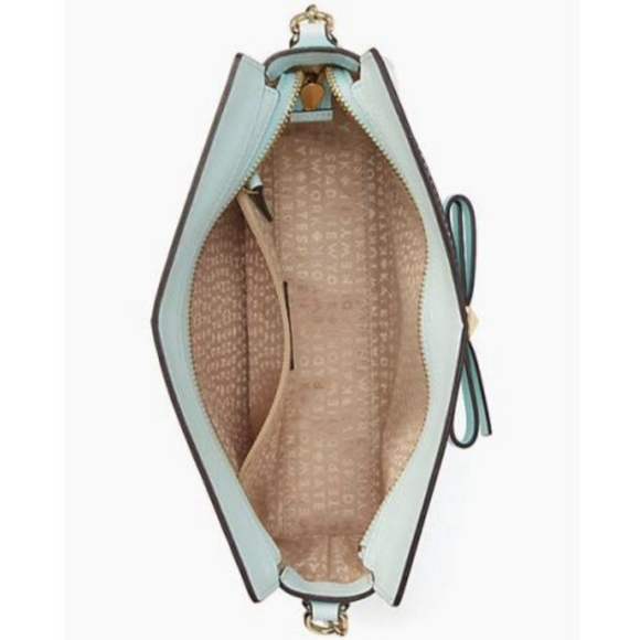 NWT Kate Spade Hancock Park Angelica Crossbody Shoulder Bag Mint Green - Picture 3 of 4